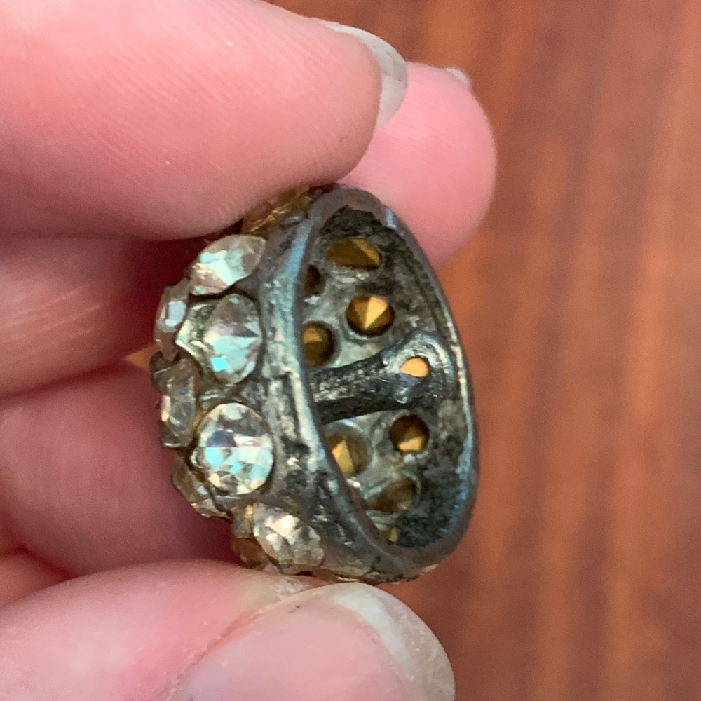 Set of Four Rhinestoned Buttons - Picture 2 of 5